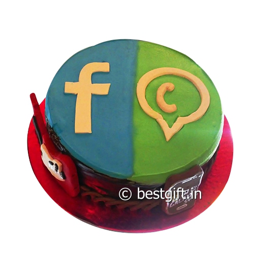 Peppy Round Red Velvet Cake | Order Online at Bakers Fun
