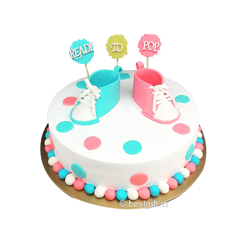 baby shower drip cake – Just Jess Boujee Bakery