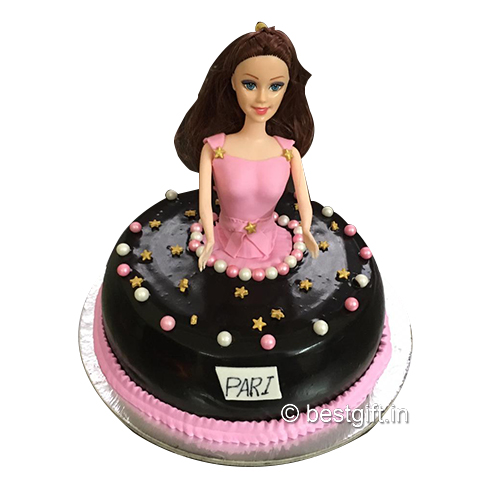 How to make step Barbie doll cake making by New Cake Wala - YouTube | Doll cake  designs, Barbie doll cakes, Doll cake